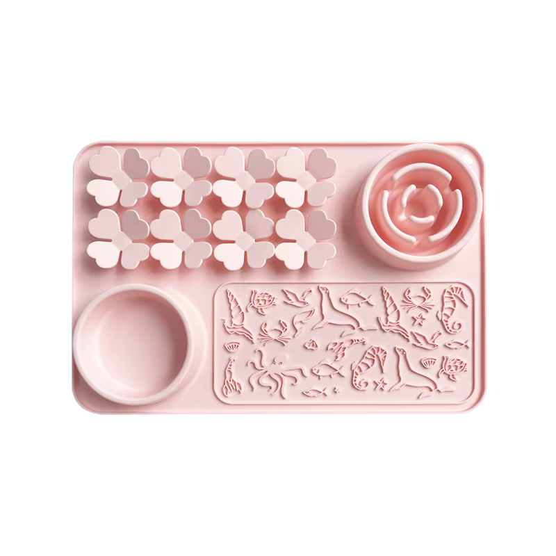Calm Lick Tray — Blush Pink